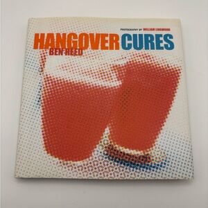 Hangover Cures by Ben Reed Hardcover Cocktail Recipe Book Gift